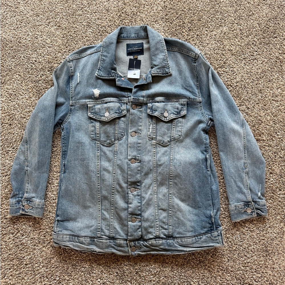 NWT - Lucky Brand Classic Blue Denim Jacket